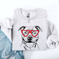 Pitbull Valentine's Bond Of Loyalty Pet Companion Tribute Heartbeat For Dog Breed Lovers Sweatshirt