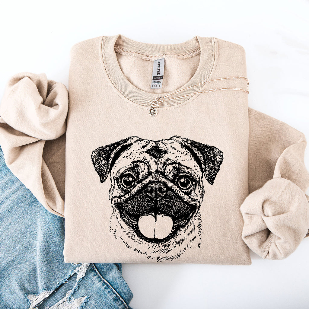 Pug Pet Dog Breed Forever Loyal Companion Enthusiast On The Go Cozy Pug Lover Sweatshirt