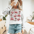 Western Hats Boots Country Cowgirl Valentine's Day Love Graphic Design Collection Edition Sweatshirt