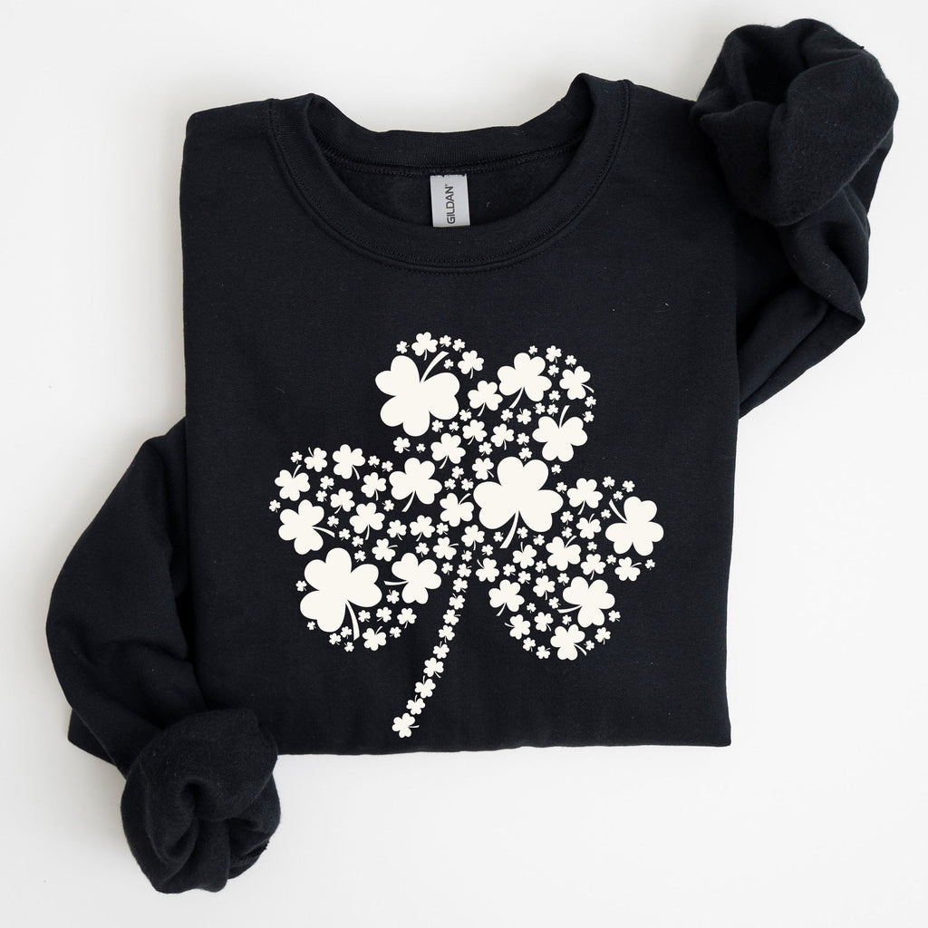 St. Paddy's Day Shamrock Clover Retro Festive Lucky Irish Lucky Charm Sweatshirt