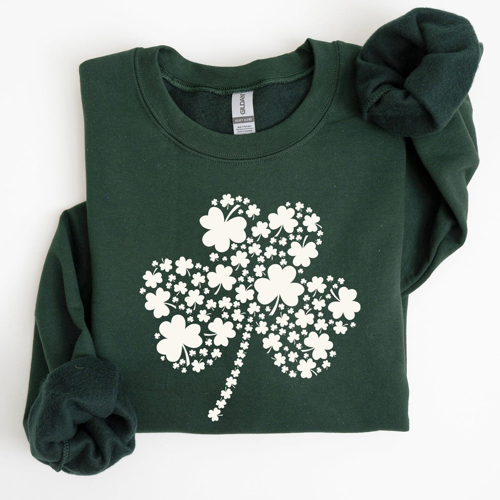St. Paddy's Day Shamrock Clover Retro Festive Lucky Irish Lucky Charm Sweatshirt