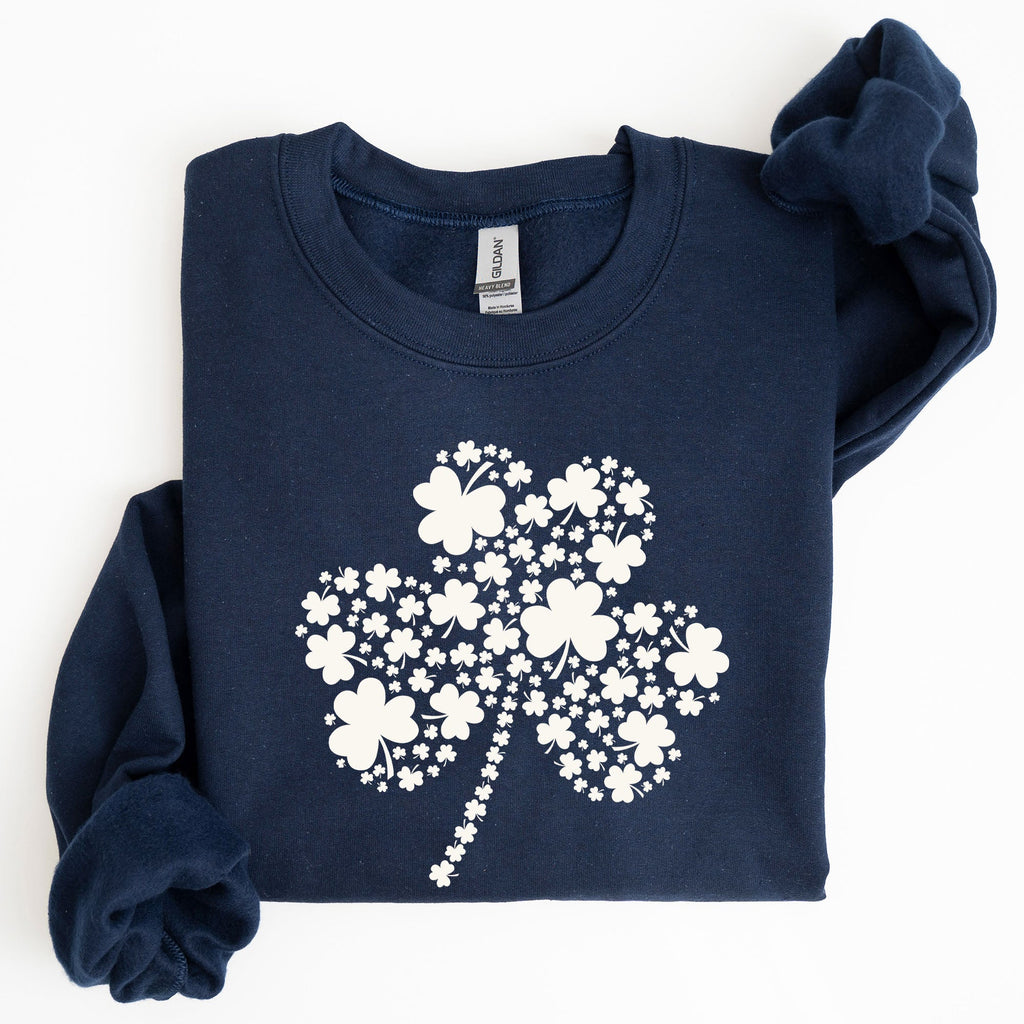 St. Paddy's Day Shamrock Clover Retro Festive Lucky Irish Lucky Charm Sweatshirt