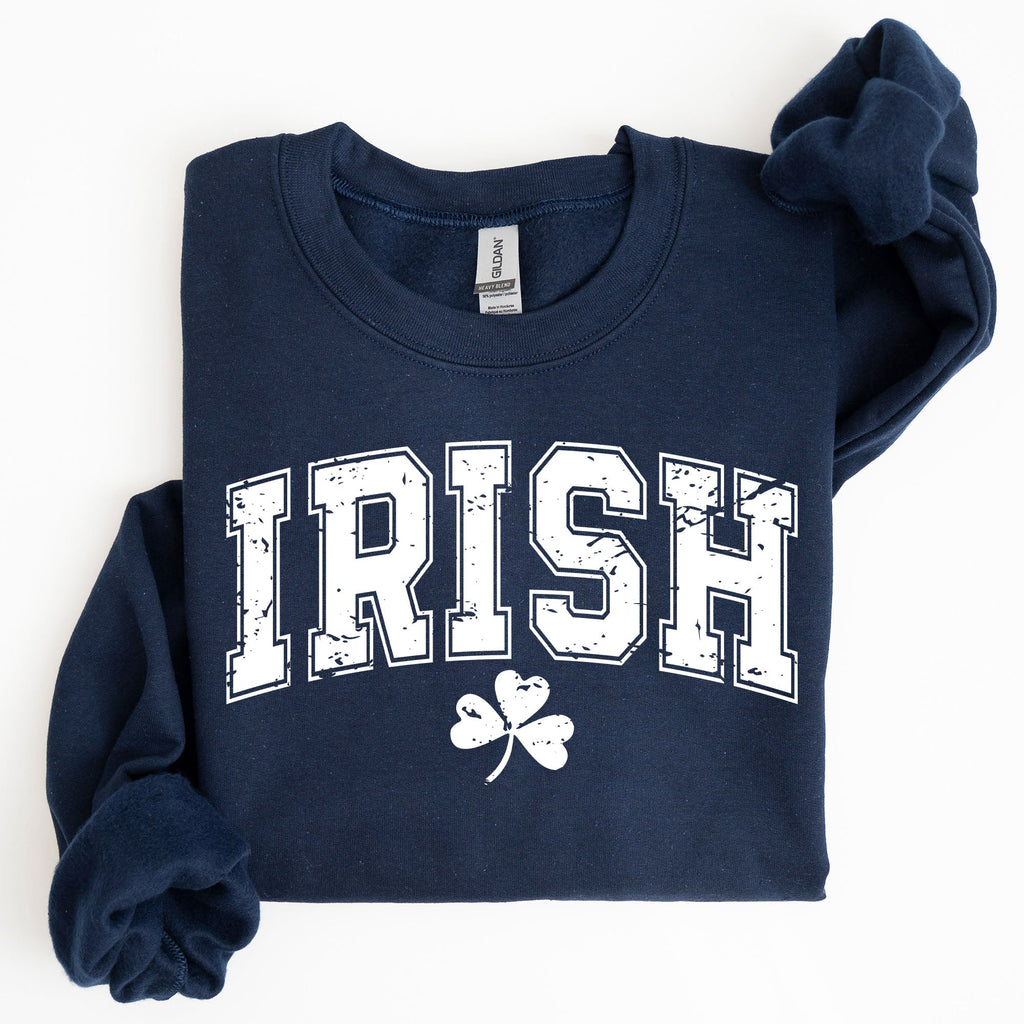 Irish Lucky St Patrick's Day Clover Shamrock Lucky Charm Festive Celebration Sweatshirt