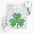 Retro Shamrock Clover Lucky Irish St Patrick's Day Charm Festive Vintage Inspired Sweatshirt