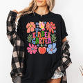 Kindergarten Boho Teacher Floral Back To School First Day Of School Edition Comfort Colors Tee