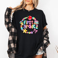 First Grade Teacher Bow Back To School Teacher Appreciation In The Classroom Comfort Colors Tee