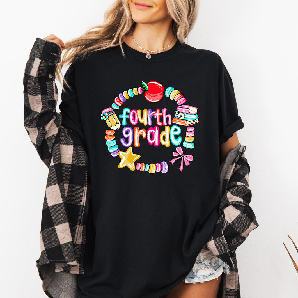 Fourth Grade Teacher First Day Of School Back To School Classroom Ready Comfort Colors Tee