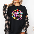 Kindergarten Teacher Bow Back To School First Day Of School Coquette Comfort Colors Tee