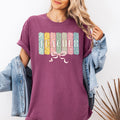 Teacher, Wildflowers, Bow Back to School First Day of School Edition Comfort Colors Tee