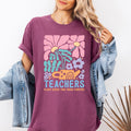 Teachers Plant Seeds Boho Floral Back to School First Day of School Comfort Colors Tee