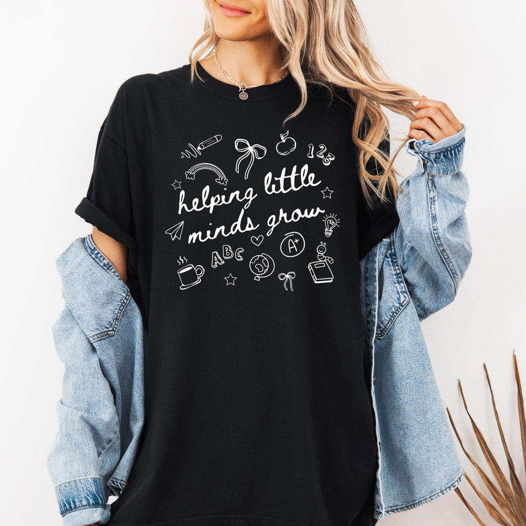 Helping Little Minds Grow Comfort Colors Tee
