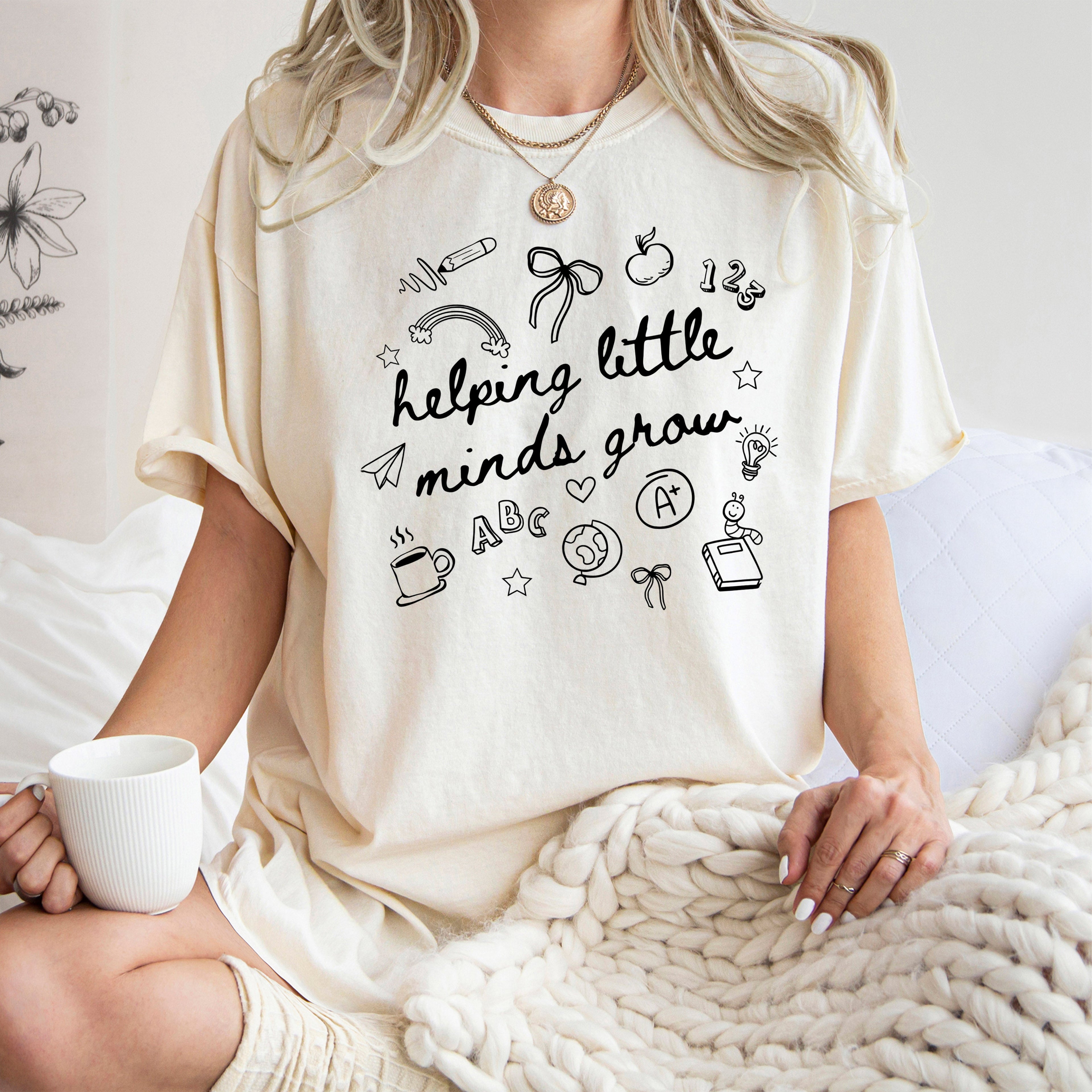 Helping Little Minds Grow Comfort Colors Tee