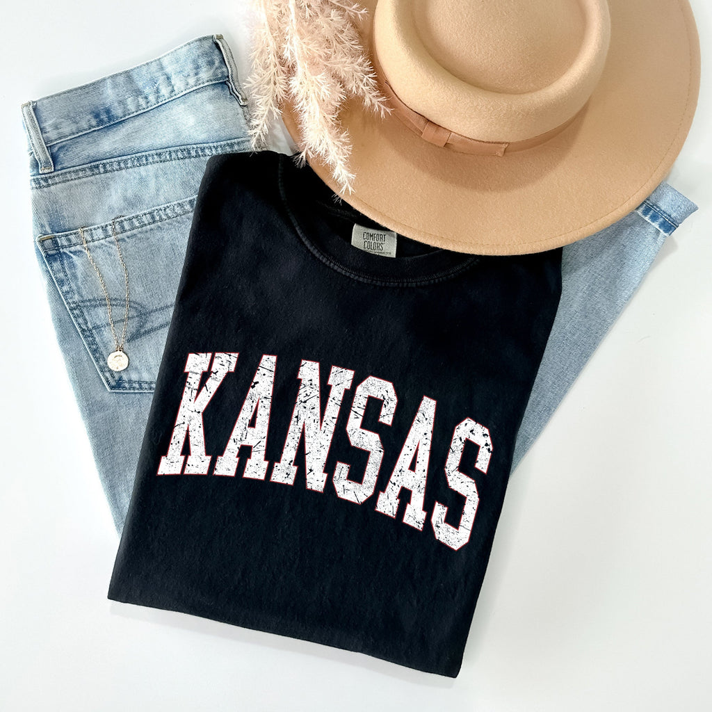Kansas State University Football Tailgate Party Game Day Big Game Touchdown Comfort Colors Tee