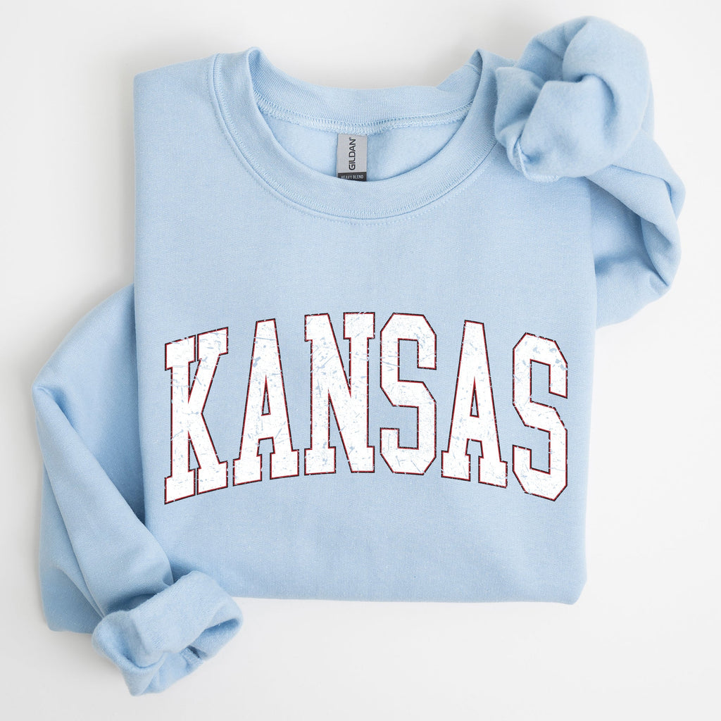 Kansas Football Game Day Tailgate Party Touchdown University College State Sweatshirt
