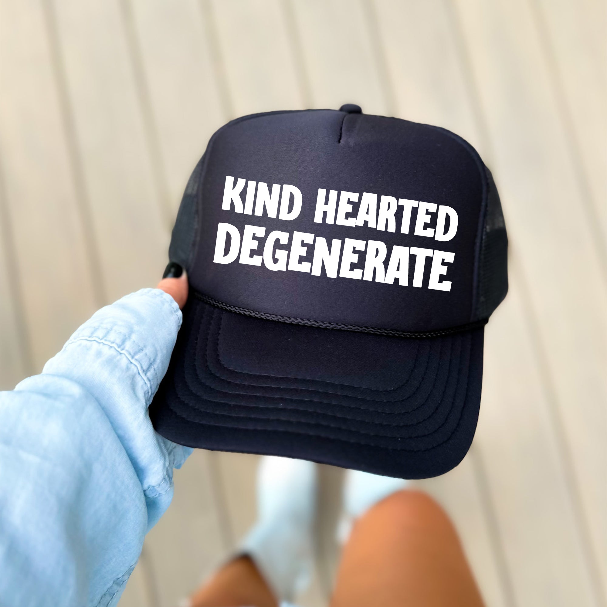 Kind Hearted Degenerate, Sassy, Funny Trucker Hat