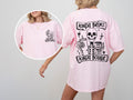 Kinda Broke, Kinda Bougie Skeleton Drinking Water Container Sassy Funny Comfort Colors Tee