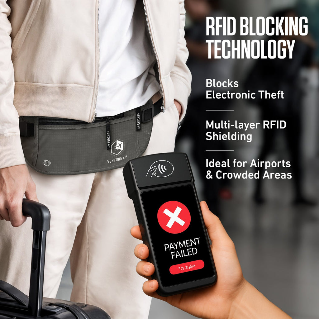 RFID Safe Money Belt