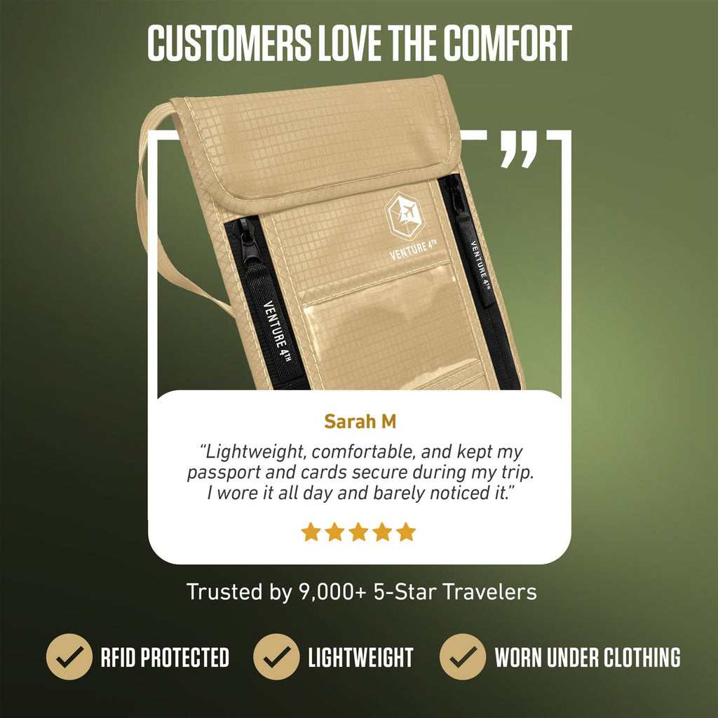 RFID Neck Pouch