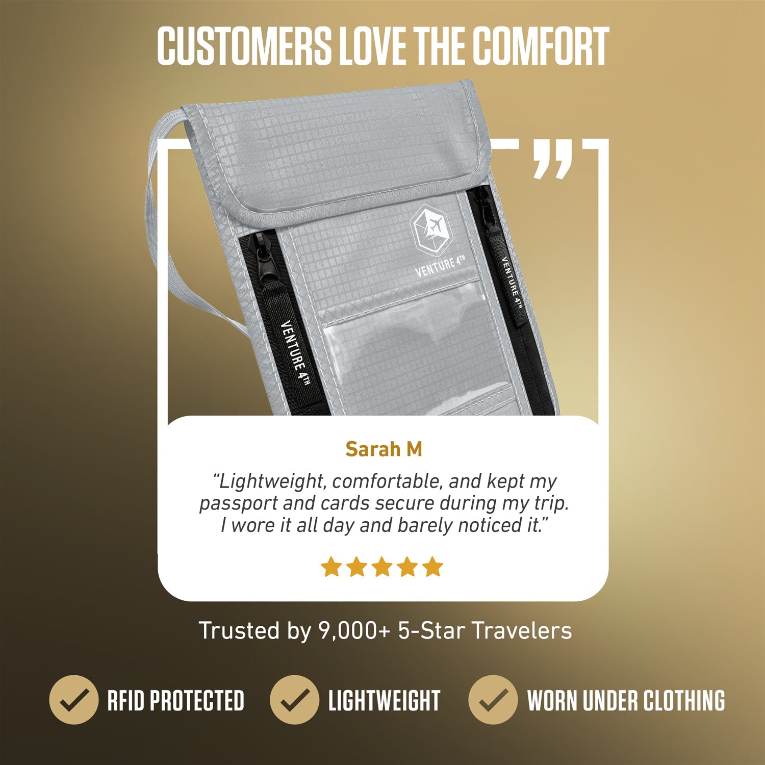 RFID Neck Pouch
