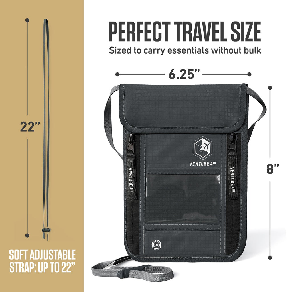 RFID Neck Pouch