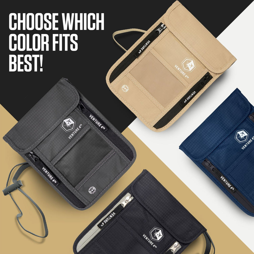 RFID Neck Pouch