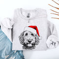 Labradoodle Dog Lover Portrait And Breed Artwork For Pet Parents And Dog Family Sweatshirt