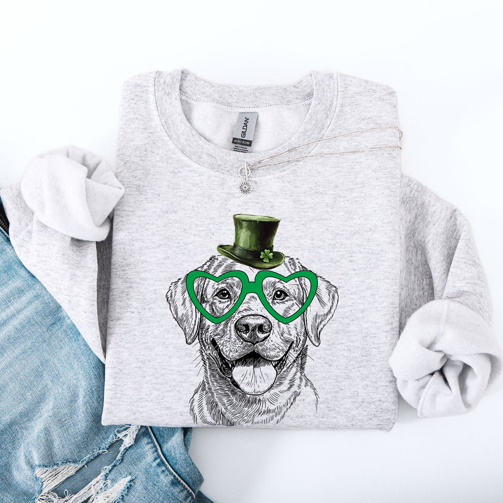 Labrador Retriever Adorable Dog St Patrick's Day Lucky Irish Celebration Sweatshirt