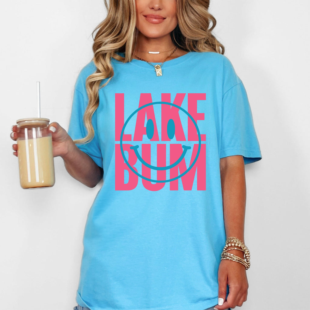 Lake Bum Sun Rays Lake Days Boat Summer Vibes By The Water Lakeside Escape Comfort Colors Tee