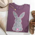 Leopard Print Bunny Easter Jesus Rabbit Holiday Celebration Edition Comfort Colors Tee