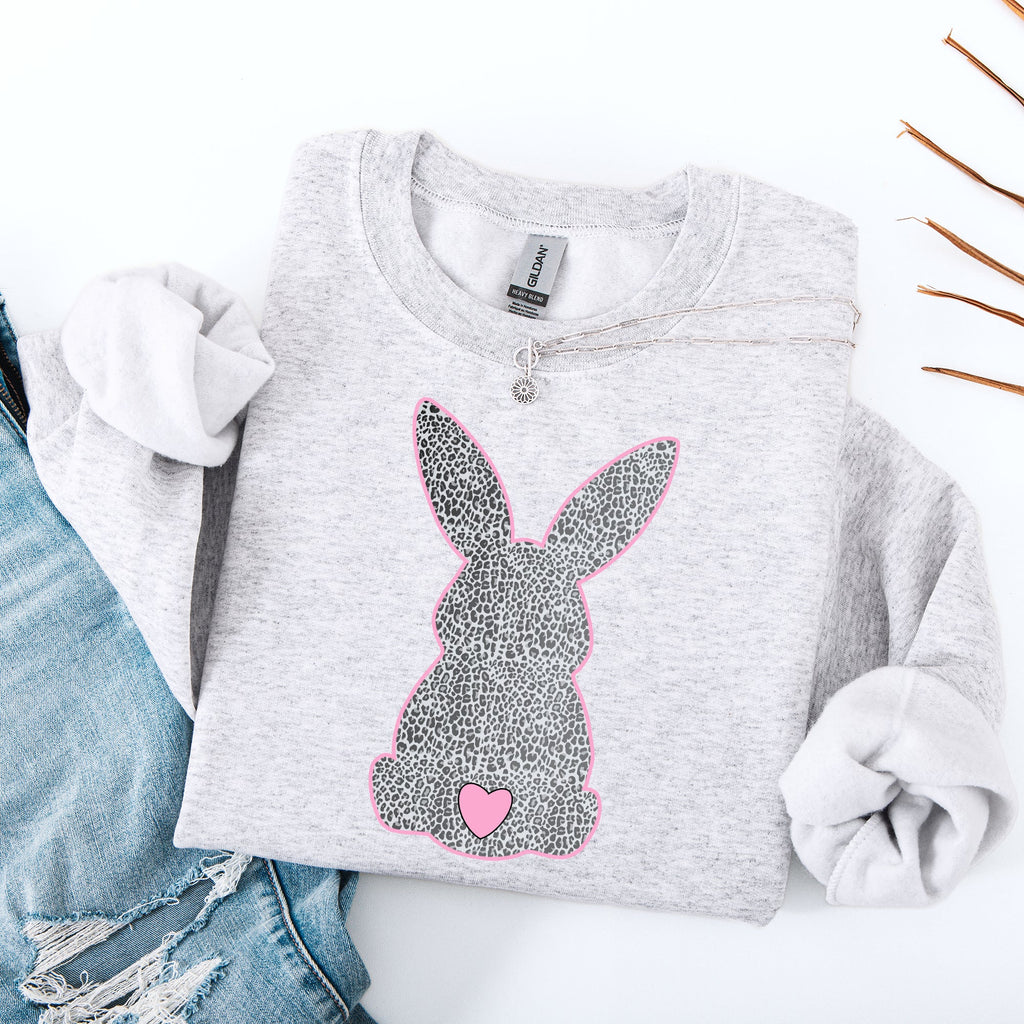 Leopard Print Bunny Easter Jesus Rabbit Holiday Celebration Limited Edition Sweatshirt