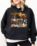 Long Live Halloween Spooky Scene Witch Skeleton Ghost Haunted Edition Hooded Sweatshirt