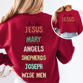 Love Like Jesus Front And Back Gospel Christmas Faith Based Inspirational Message Sweatshirt