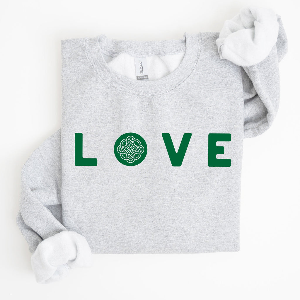 Love Celtic Ireland St Patrick's Day Celtic Heritage Pride Celebration For Irish Lovers Sweatshirt