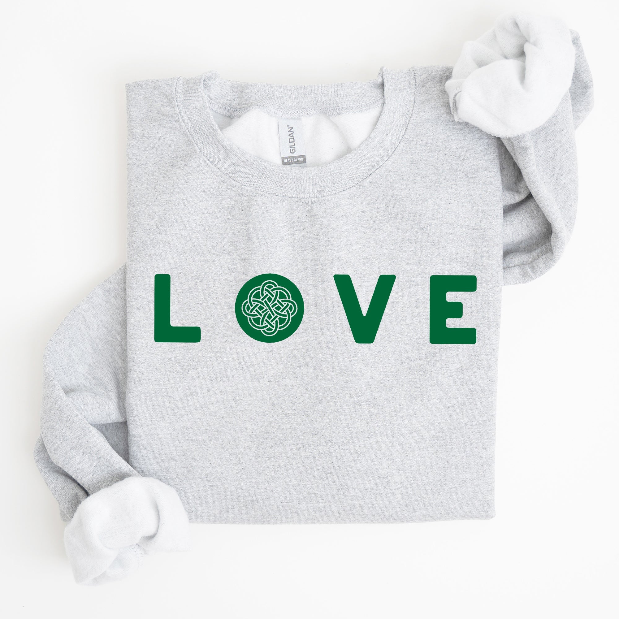 Love Celtic Ireland St Patrick's Day Celtic Heritage Pride Celebration For Irish Lovers Sweatshirt