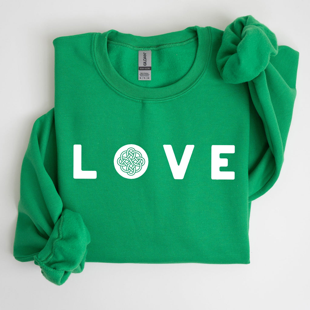 Love Celtic Ireland St Patrick's Day Celtic Heritage Pride Celebration For Irish Lovers Sweatshirt