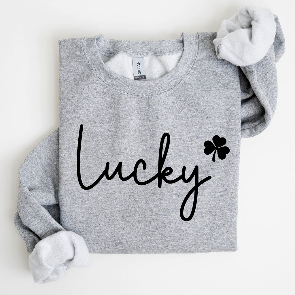 Lucky Shamrock St Patrick's Day Cozy Festive Celtic Celebration Edition Keepsake Sweatshirt