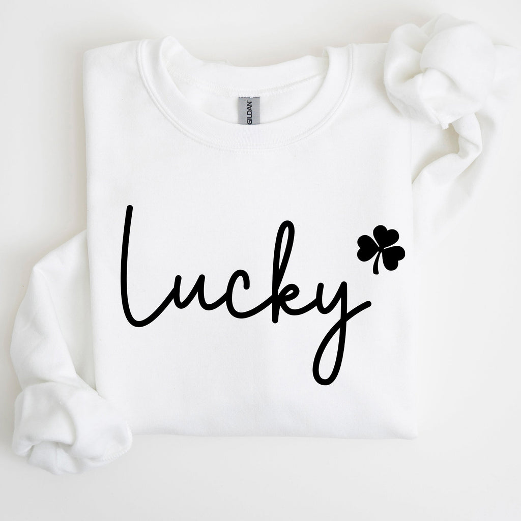 Lucky Shamrock St Patrick's Day Cozy Festive Celtic Celebration Edition Keepsake Sweatshirt