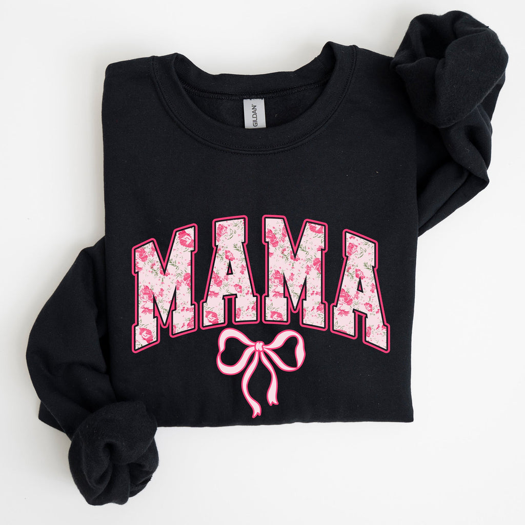 Mama Coquette Pink Bows Trend Girly Soft Girl Era Capsule Edition Line Sweatshirt
