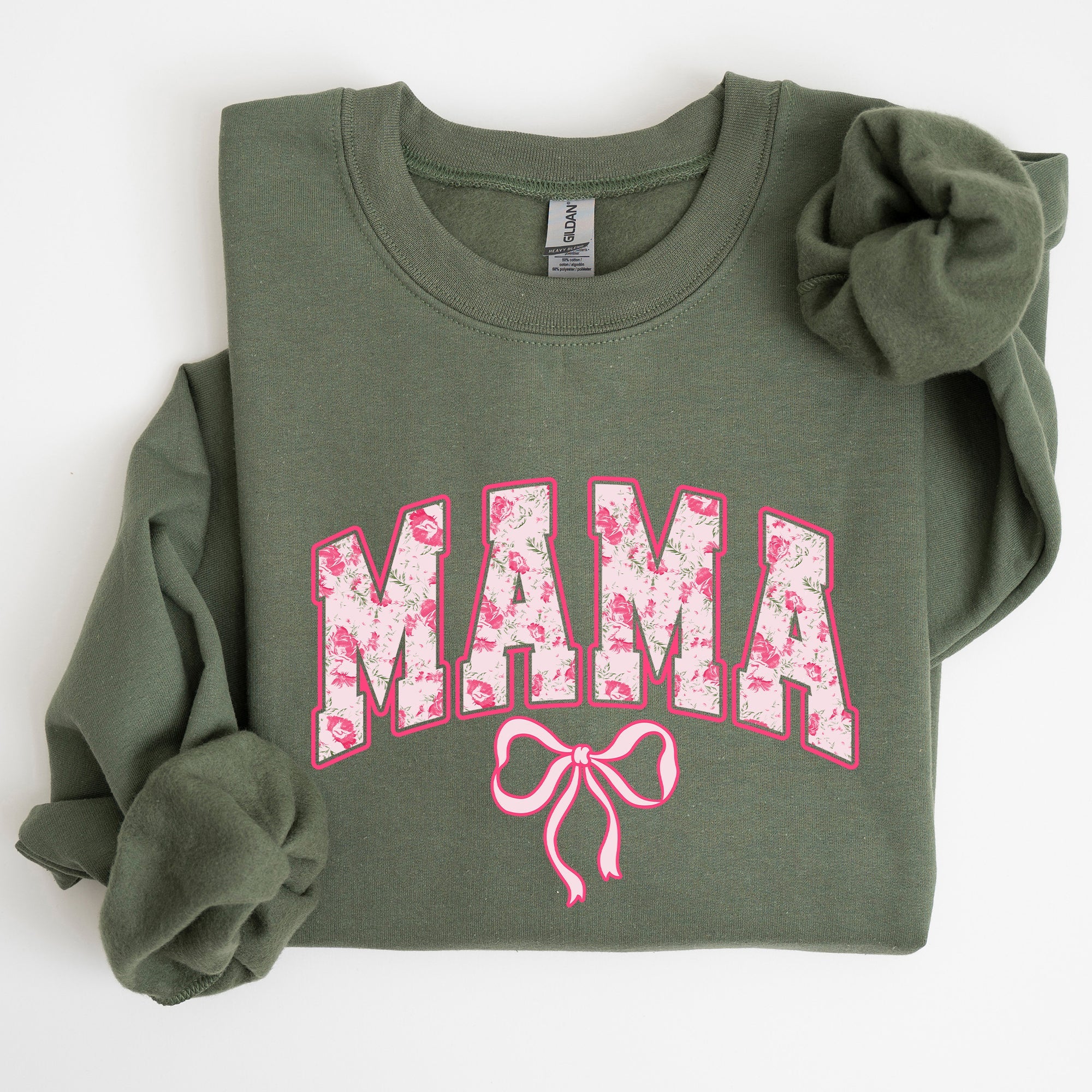 Mama Coquette Pink Bows Trend Girly Soft Girl Era Capsule Edition Line Sweatshirt