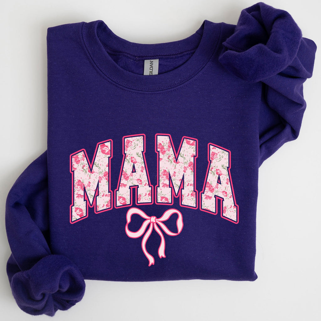 Mama Coquette Pink Bows Trend Girly Soft Girl Era Capsule Edition Line Sweatshirt