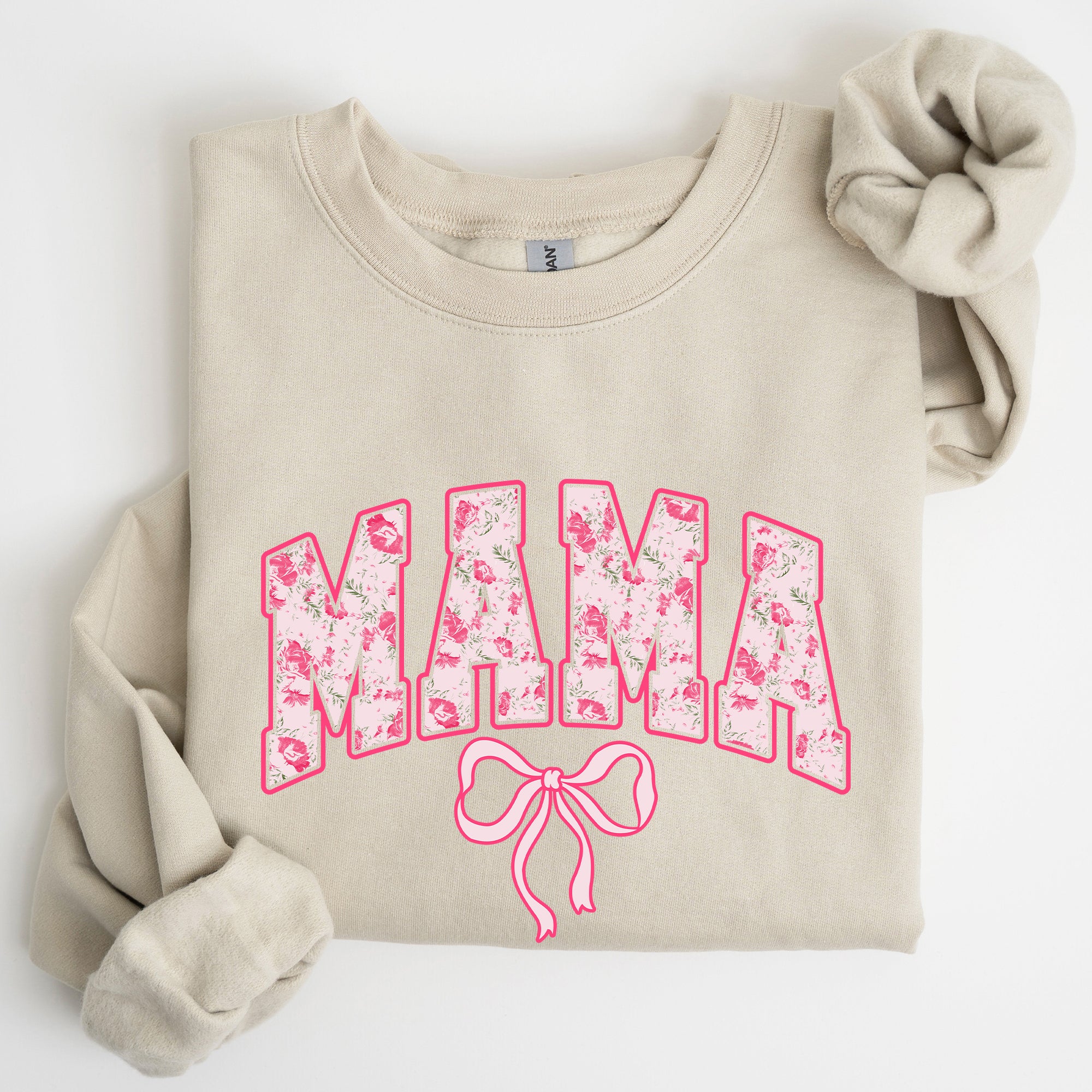 Mama Coquette Pink Bows Trend Girly Soft Girl Era Capsule Edition Line Sweatshirt