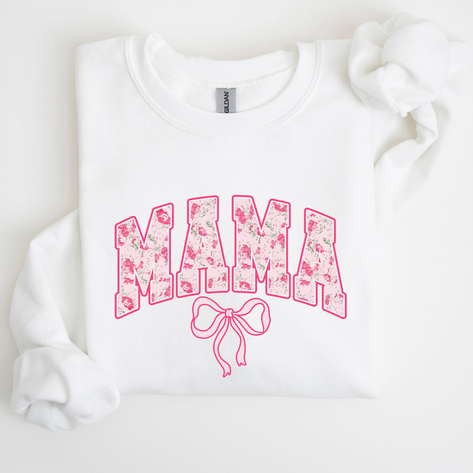 Mama Coquette Pink Bows Trend Girly Soft Girl Era Capsule Edition Line Sweatshirt