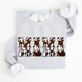 Mama Cow Print Western Country Varsity Retro Vintage Heritage Classic Sweatshirt