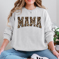 Mama Leopard Print Retro Animal Print Mother's Day Sweatshirt For Everyday Stylish Moms