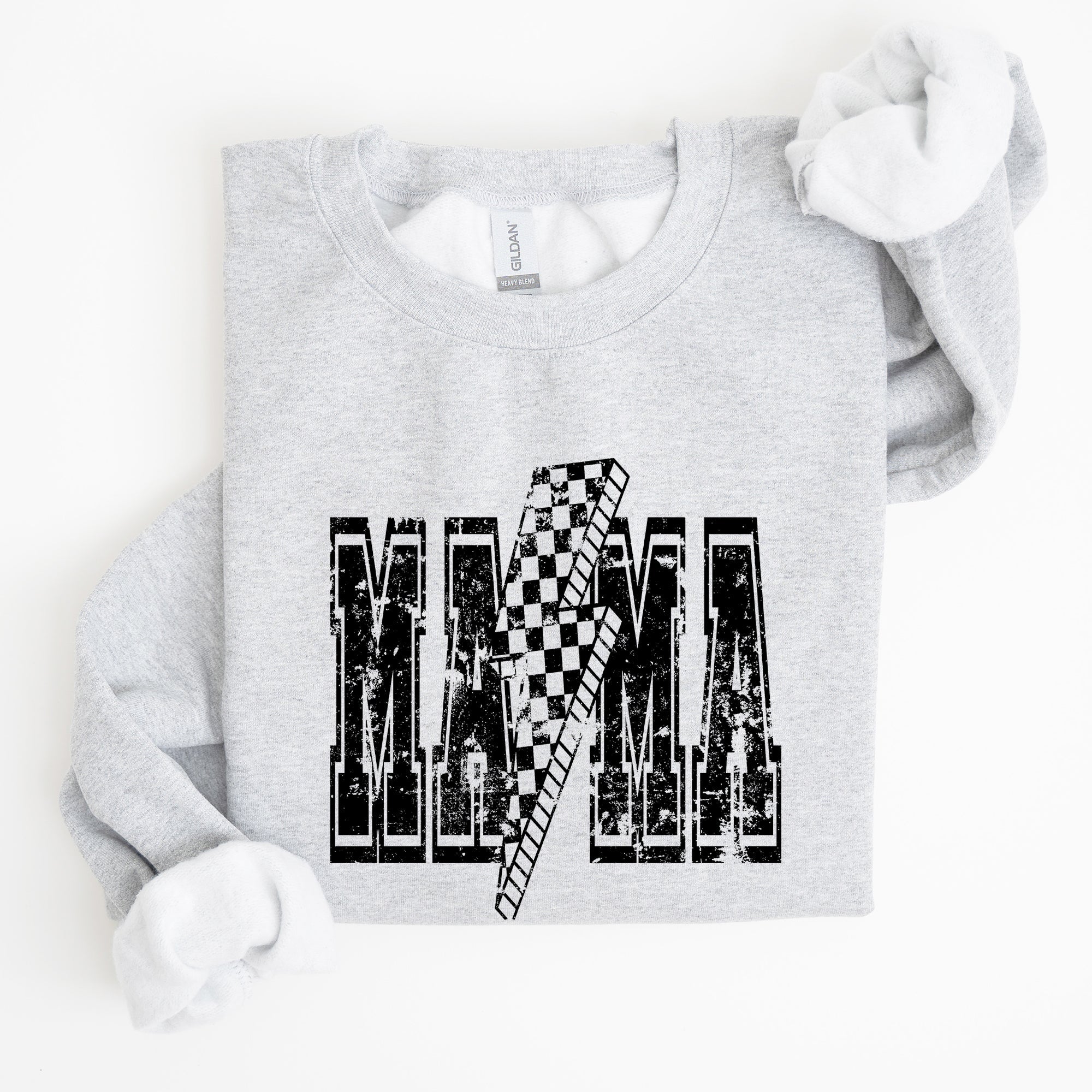 Mama Lightning Bolt Mother's Day Motherhood Celebration Of Maternal Strength And Love Sweatshirt
