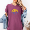 Minimalist Sunset Summer Beach Vibes Edition Premium Soft Cotton Comfort Colors Tee