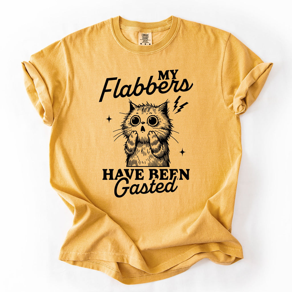 My Flabbers Have Been Gasted, Flabbergasted Cat Sass And Sarcasm Comfort Colors Tee