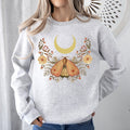 Mystical Moth And Moon Enchanted Floral Night Sky Dreamscape Collection Sweatshirt