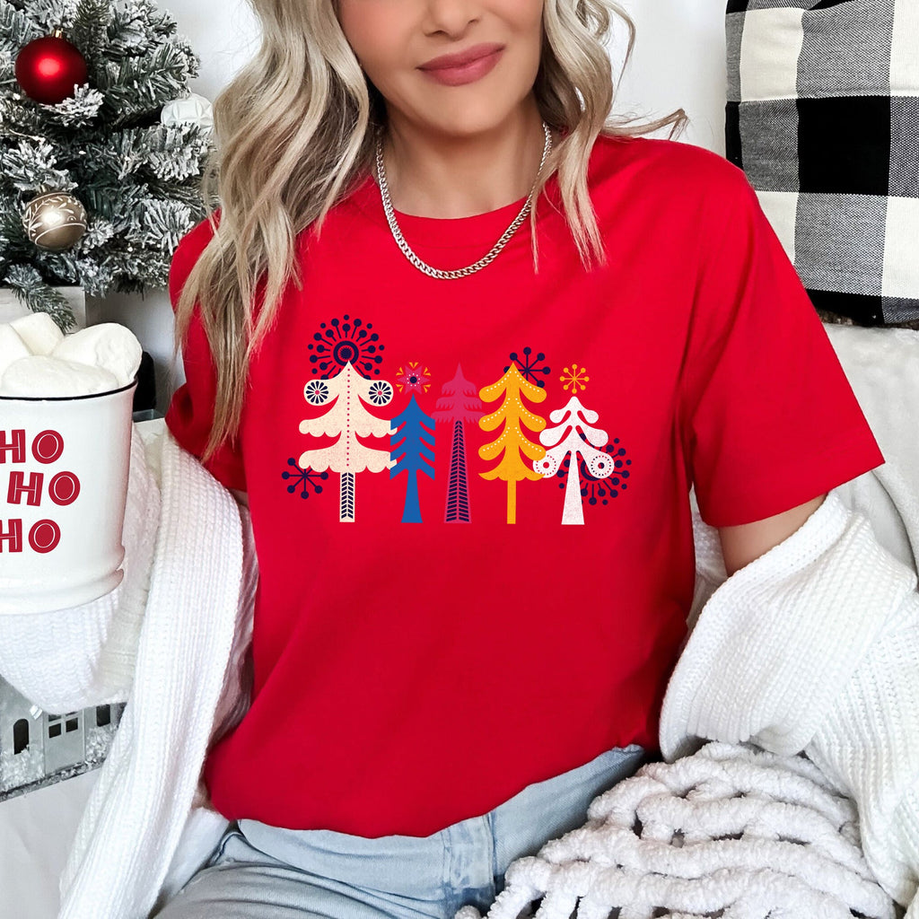 Noel Nordic Folk Art Graphic Tee