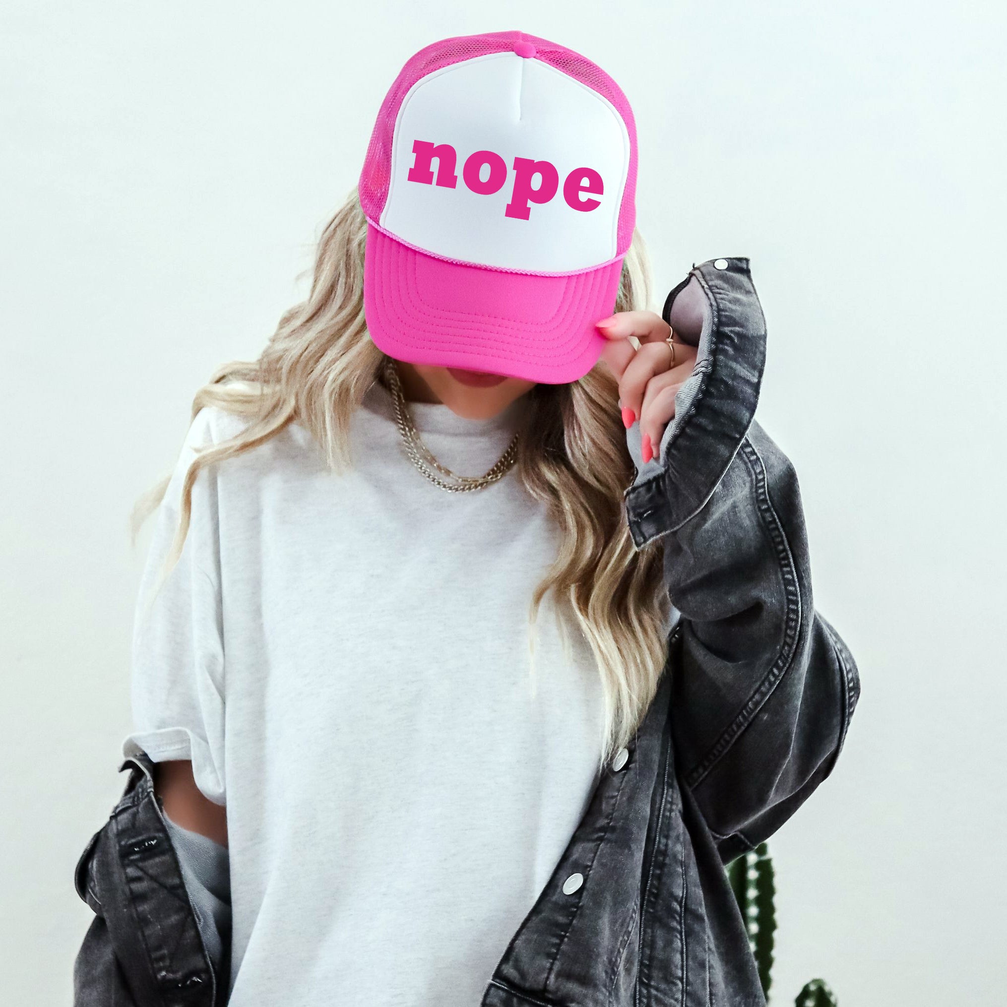 Nope, Sassy, Funny Trucker Hat